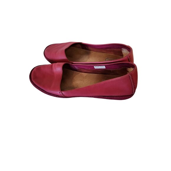 UGG Shoes Womens 8 Casual Comfort Slip On Loafer Flats 1005804 Pink Leather - Picture 4 of 8